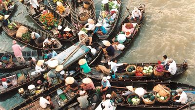 Meilleure période pour visiter le marché flottant de Cai Be